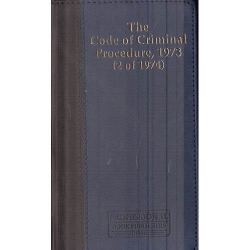 Professional's The Code of Criminal Procedure, 1973 (2 of 1974) | Cr.P.C. Palmtop Leather Bound Edition